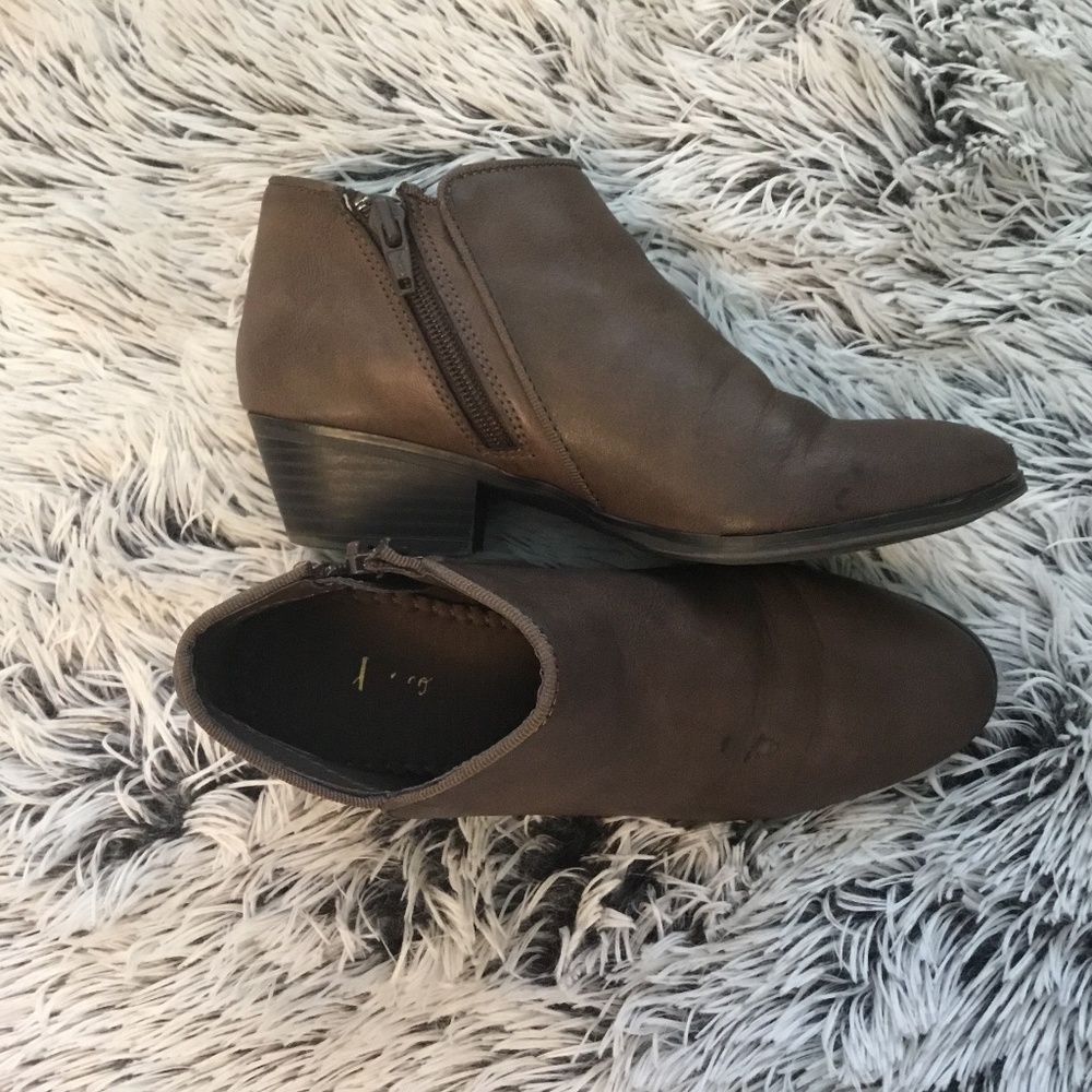 Style & Co Brown Booties
